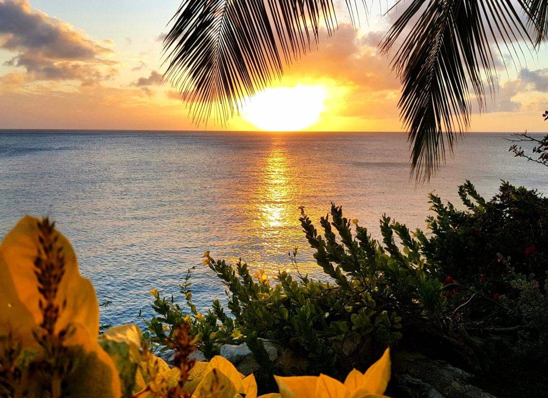 Zonsondergang Punta Azul