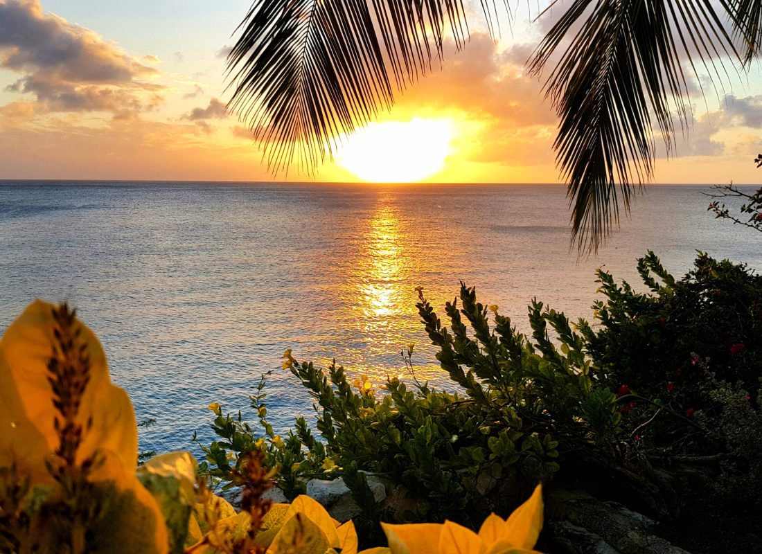 Zonsondergang Punta Azul